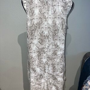 Mossimo Supply Co. Beige Snake Print Top